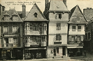 Lannion - Old Houses of XVI century (16th century) Shops Lannion - Old Houses of XVI century (16th century) Shops