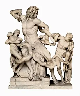 Laocoon Sculpture Prints: Laocoon with his sons