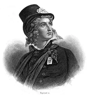 Larochejacquelin Henri du Verger Print, French Royalist Leader