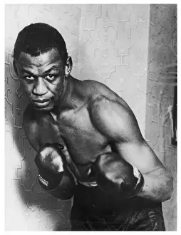 Old School Boxers Prints: Larry Johnson C 1930
