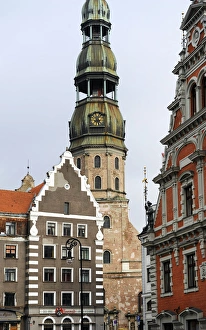 Latvia. Riga. St. Peters Church. 17th century Latvia. Riga. St. Peters Church. 17th century