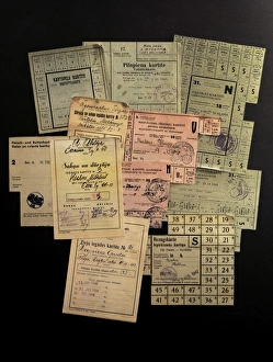 Latvia. Second Soviet occupation (1944-1991). Ration cards Latvia. Second Soviet occupation (1944-1991). Ration cards