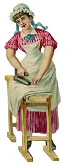 Laundrymaid Ironing Repasseuse Print