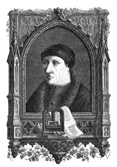 Historical Printing Equipment Prints: Laurens Coster, Printer