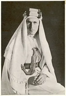 Lawrence Of Arabia Prints: Print of Thomas Edward Lawrence, British archaeologist and soldier