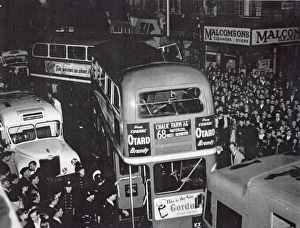 LCC-LFB bus crash, Walworth Road SE17 LCC-LFB bus crash, Walworth Road SE17