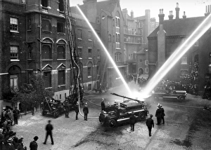 LCC-LFB Fire display at Brigade HQ Southwark LCC-LFB Fire display at Brigade HQ Southwark