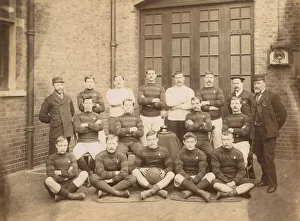 LCC-LFB firemen in football team, New Cross, SE London LCC-LFB firemen in football team, New Cross, SE London