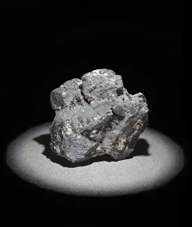 Prints of Lead (Pb) is a soft but heavy, metallic element. It appears blueish white when freshly cut but quickly tarnishes to dull grey. Specimen from the Natural History Museum, London Natural History Museum Prints: Lead Metal Specimen Print (Natural History Museum, London)