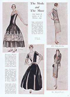Four leaders of fashion on the Parisian stage, 1927 Four leaders of fashion on the Parisian stage, 1927
