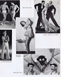 Some leading players in Revue Folies Bergere Some leading players in Revue Folies Bergere
