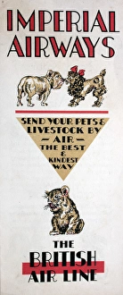 Leaflet design, Imperial Airways Leaflet design, Imperial Airways