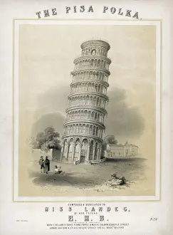 Leaning Tower Of Pisa Prints: Leaning Tower / Musicsheet