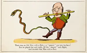 19th Century Book Art Prints: Lear / Nonsense / Flute