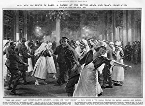 On leave in Paris, dance at the British Army & Navy Club On leave in Paris, dance at the British Army & Navy Club