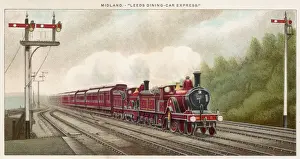 Train Travel In The Past Prints: Leeds Dining Express