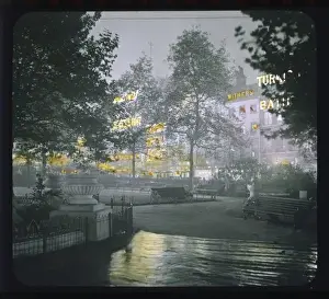Leicester Square Print by Night, 1910