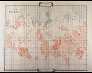 Lemuria Map Print: Ancient Continent at Its Greatest Extent