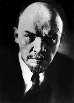 Lenin in 1918 Print: Vladimir Ilyich Ulyanov Lenin