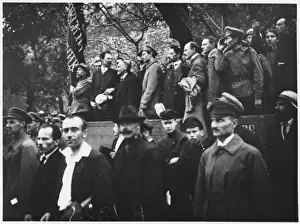 Bolshevik Leaders in Red Square Print