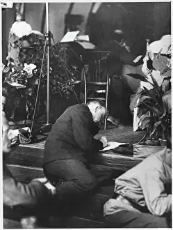 Print of Vladimir Lenin at the 3rd Comintern Congress
