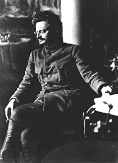 Russian Leader Prints: Leon Trotsky Portrait Print, 16th October 1920