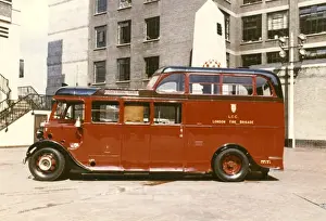 London Fire Brigade Control Unit Prints: LFB major control unit at Lambeth HQ