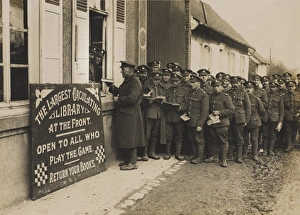 A library for troops on Western Front A library for troops on Western Front