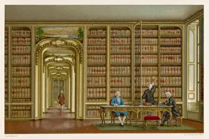 17th Century Architecture Prints: Library, Versailles