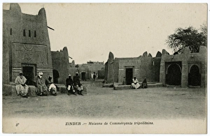 Libyan Traders Houses at Zinder, Niger, Africa Libyan Traders Houses at Zinder, Niger, Africa