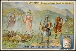 William Shakespeare Illustrations Prints: Liebig Macbeth 1
