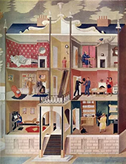 Life in a Boarding House by Eric Ravilious Life in a Boarding House by Eric Ravilious