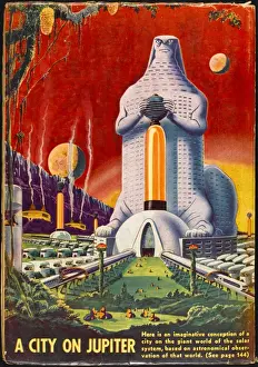 Life on Jupiter Print: A Hypothetical Giant