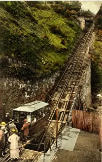 The Lift, Lynmouth, Devon Print 1910s