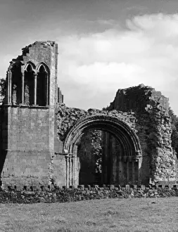 Lilleshall Abbey Print: A Norman abbey ruin in Shropshire, England