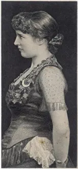 English Actress History Prints: Lily Langtry / Profile