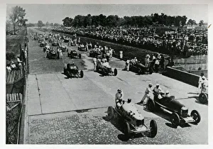 Line-up for start of Indianapolis 500 miles race, USA Line-up for start of Indianapolis 500 miles race, USA