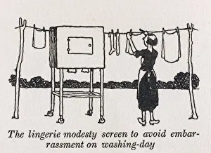 Lingerie modesty screen / W H Robinson Lingerie modesty screen / W H Robinson