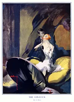 Makeup Inspiration For Women Prints: The Lipstick by A. Davis