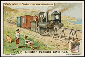 Listowel Monorail Print: A 1924 Photograph of the Lartigue Monorail