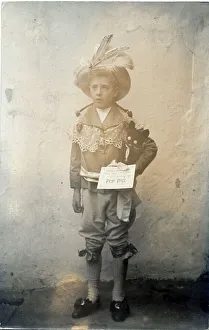 A little boy called Rob poses for a photograph wearing a first prize-winning costume A little boy called Rob poses for a photograph wearing a first prize-winning costume