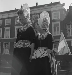 Two little girls in Belgian national costume Two little girls in Belgian national costume