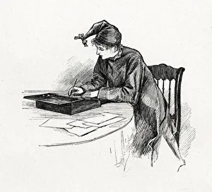 Little Women - Jo writing her novel in special costume Little Women - Jo writing her novel in special costume