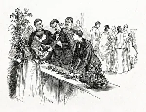 Little Women - Jo's table at Mrs Chester's fair Little Women - Jo's table at Mrs Chester's fair