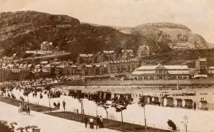 Llandudno, North Wales - with Bathing Machines on beach Llandudno, North Wales - with Bathing Machines on beach