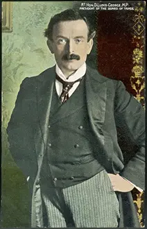Prints of DAVID LLOYD GEORGE President of the Board of Trade David Lloyd George Prints: 1905 Print of David Lloyd George as President of the Board of Trade