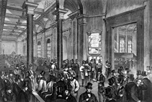 Historic Buildings In London Prints: Lloyds - Main Hall