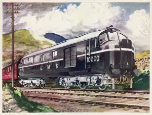 LMS Diesel Loco 10000 Print