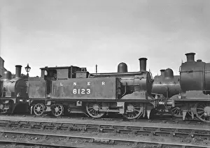 Railway Transport UK Prints: LNER steam engine