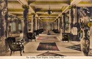Lobby, Hotel Virginia, Long Beach, California, USA Lobby, Hotel Virginia, Long Beach, California, USA